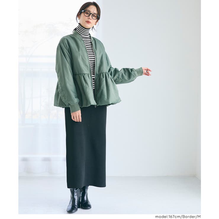 ウォッシャブル アンゴラタッチタートルネックニットトップス | coca | 詳細画像17 