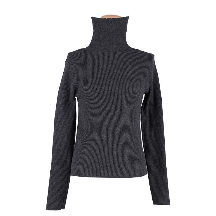 ウォッシャブル アンゴラタッチタートルネックニットトップス | coca | 詳細画像3 