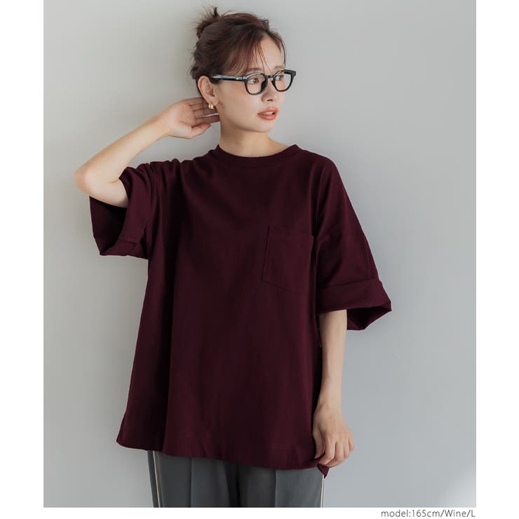 ヘビーウェイトポケット付きTシャツ メンズ レディース | coca | 詳細画像12 