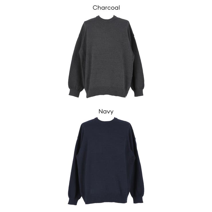 マットモールクルーネックニット | coca | 詳細画像2 