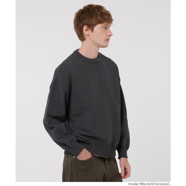 マットモールクルーネックニット | coca | 詳細画像4 