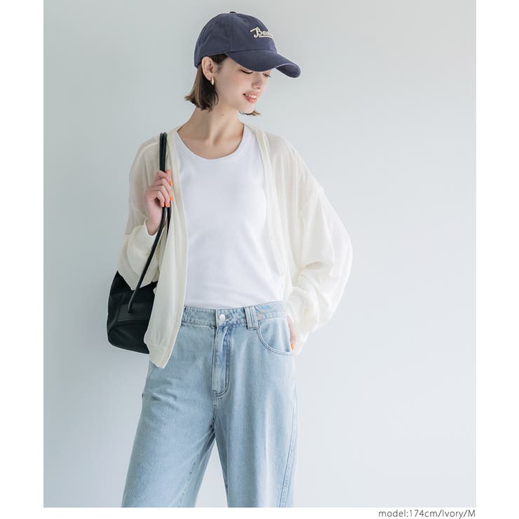 シアージョーゼットカーディガン レディース | coca | 詳細画像14 