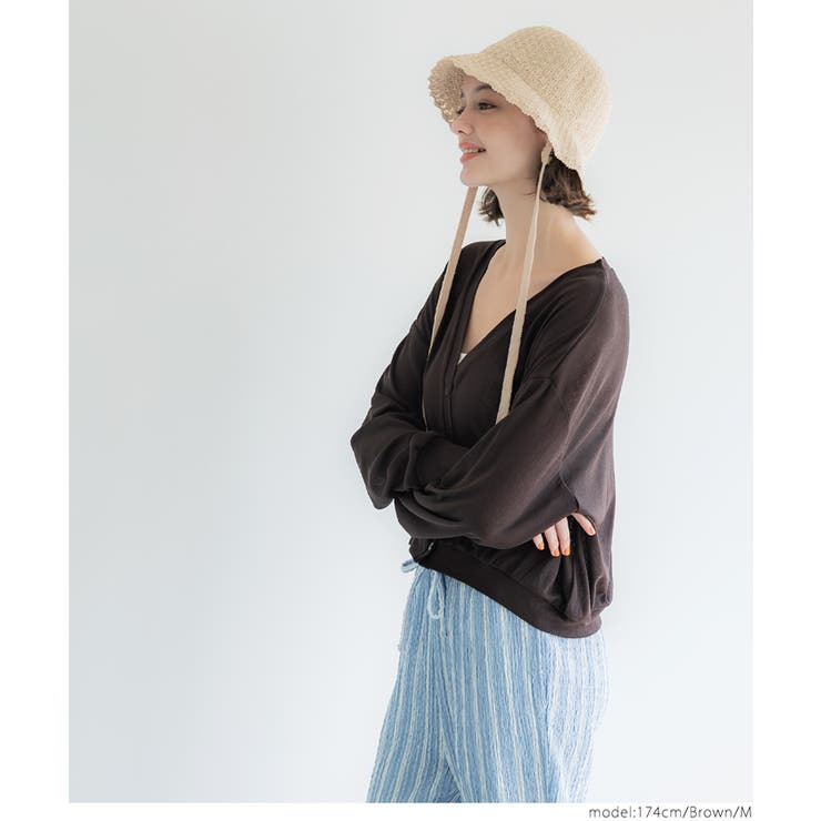 シアージョーゼットカーディガン レディース | coca | 詳細画像18 