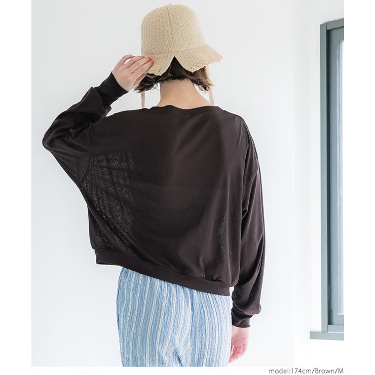 シアージョーゼットカーディガン レディース | coca | 詳細画像19 