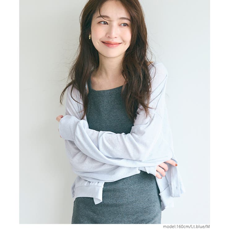 シアージョーゼットカーディガン レディース | coca | 詳細画像22 