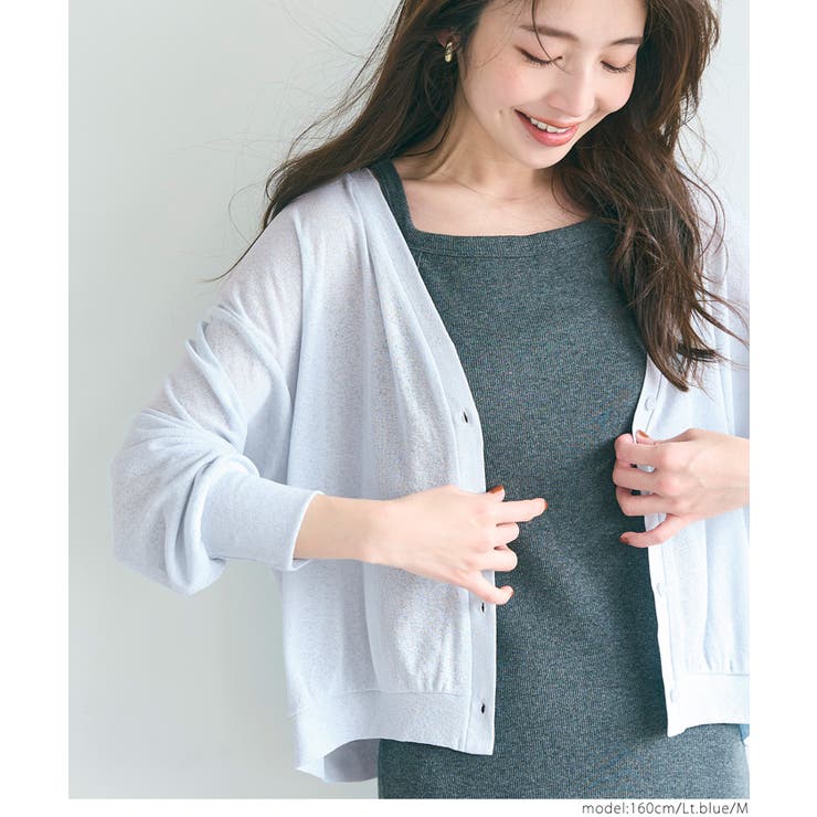 シアージョーゼットカーディガン レディース | coca | 詳細画像25 