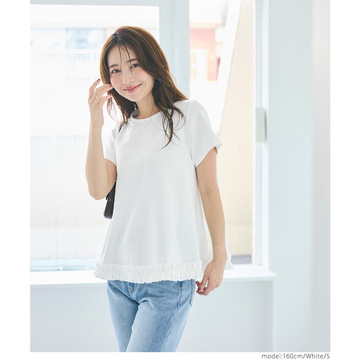 フリルヘムAライントップス | coca | 詳細画像12 