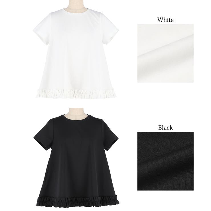 フリルヘムAライントップス | coca | 詳細画像22 