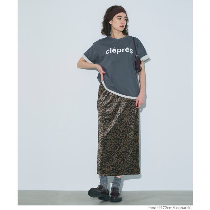 レオパードベロアスカート | coca | 詳細画像12 