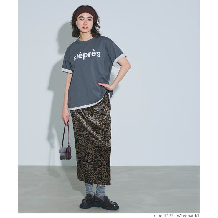 レオパードベロアスカート | coca | 詳細画像6 