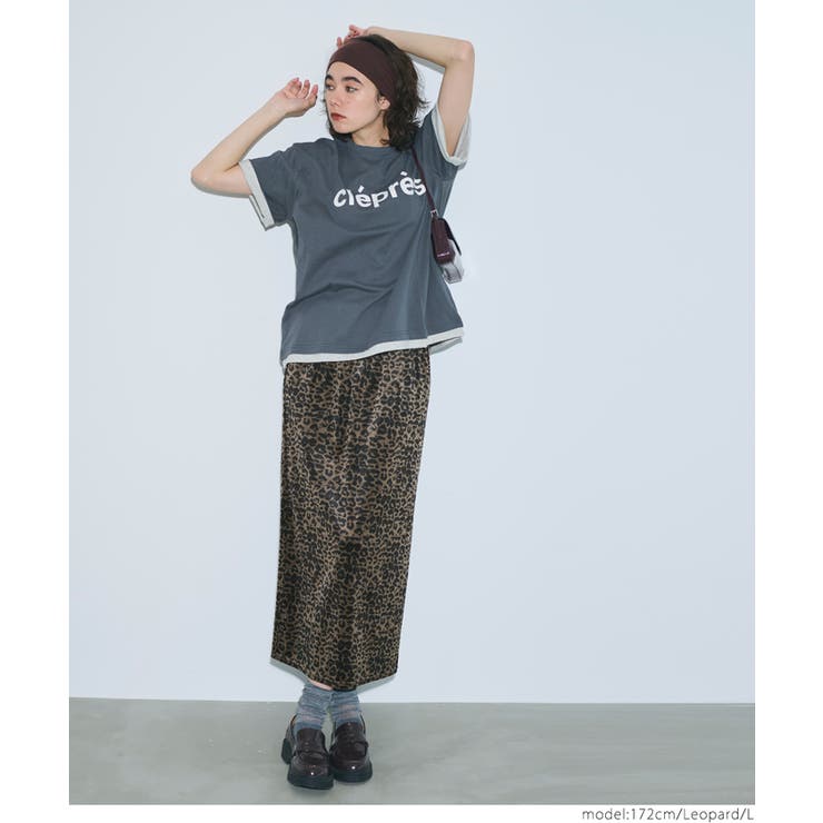 レオパードベロアスカート | coca | 詳細画像10 