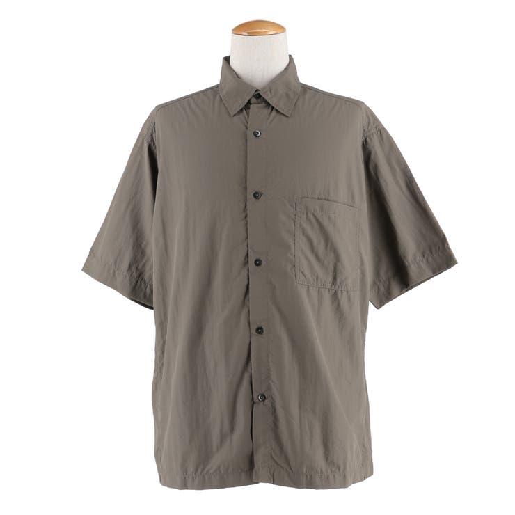 ライトワッシャーナイロン半袖シャツ | coca | 詳細画像2 