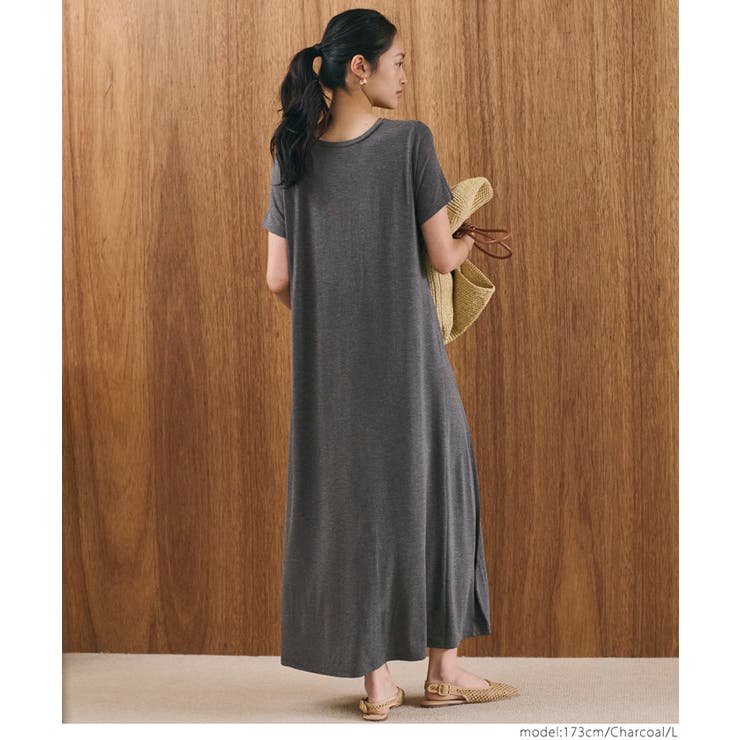 とろみマキシワンピース レディース | coca | 詳細画像9 