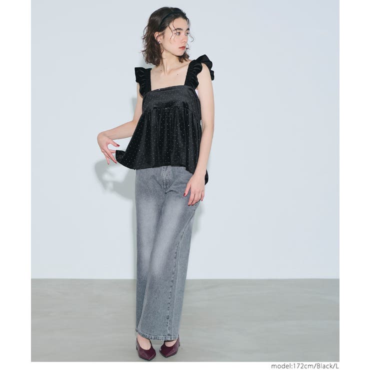 ベロアラメビスチェ | coca | 詳細画像8 