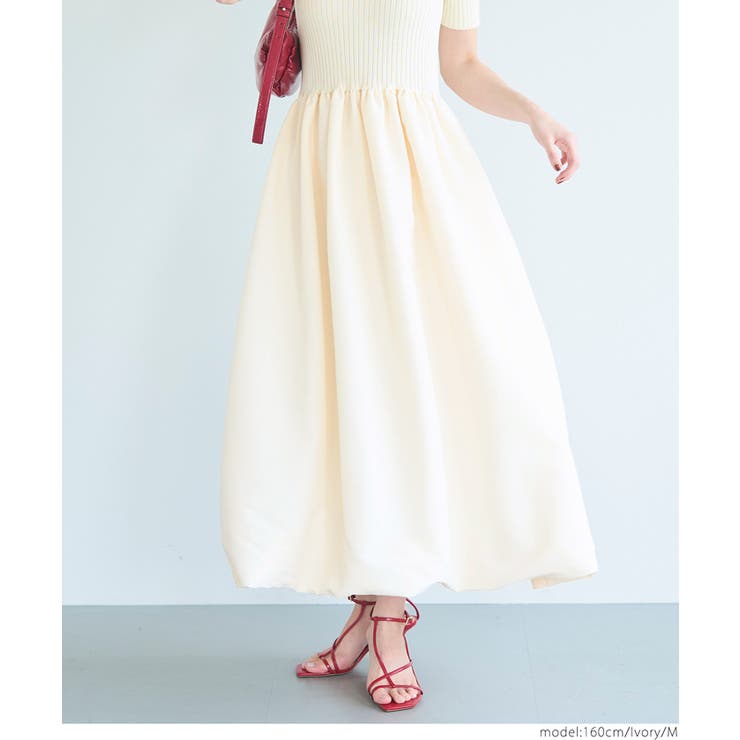 バルーンニットワンピース レディース | coca | 詳細画像16 