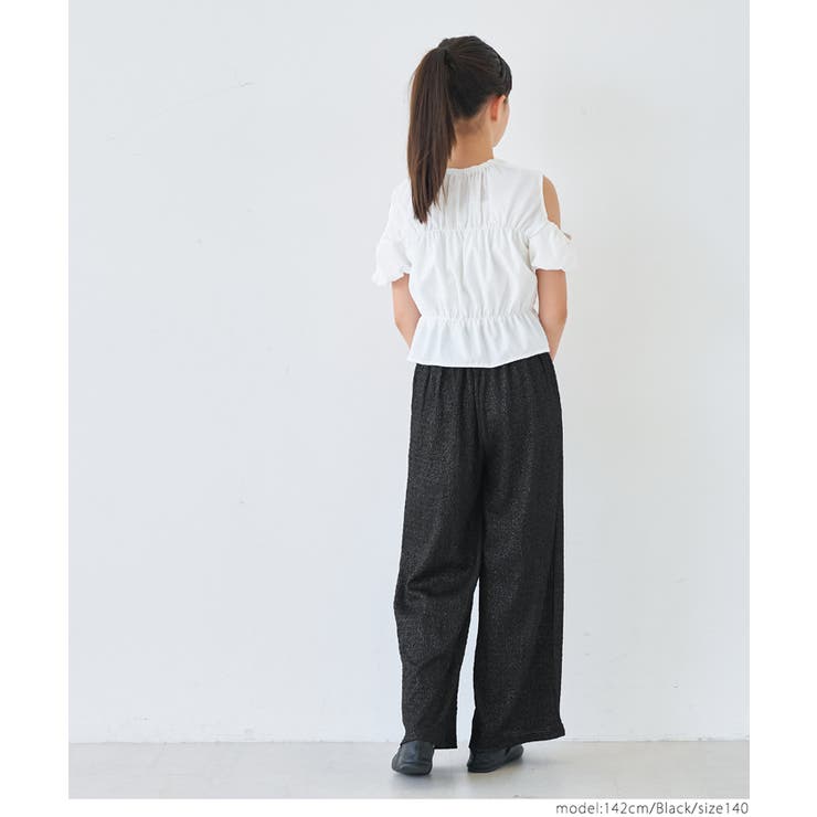 親子お揃いシボラメシャーリングイージーパンツ レディース | coca | 詳細画像15 