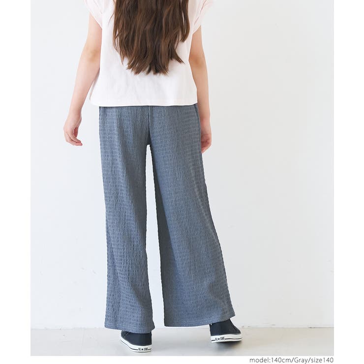 親子お揃いシボラメシャーリングイージーパンツ レディース | coca | 詳細画像9 