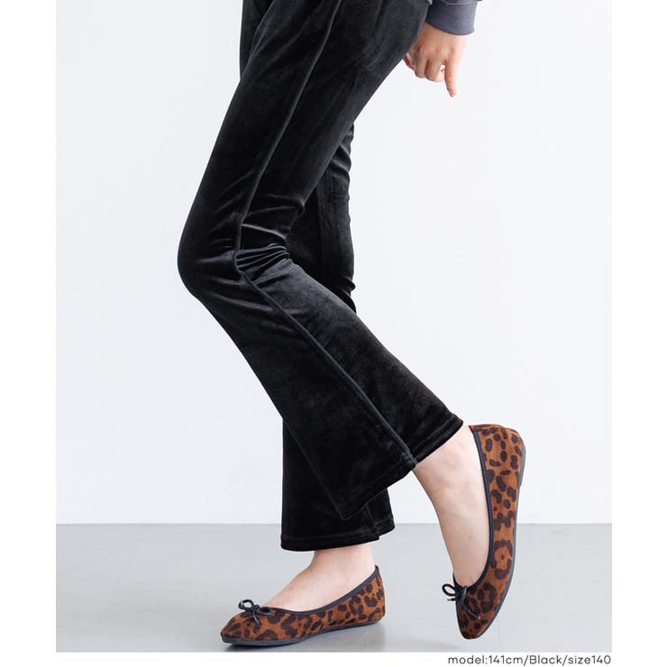 親子お揃いベロアフレアラインパンツ キッズ | coca | 詳細画像11 