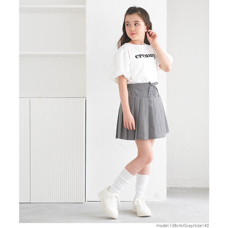CPG プリーツスカート ホワイト/ブラック サイズ2 ブラウス×スカートLimited SET UP – BUNNY APARTMENT