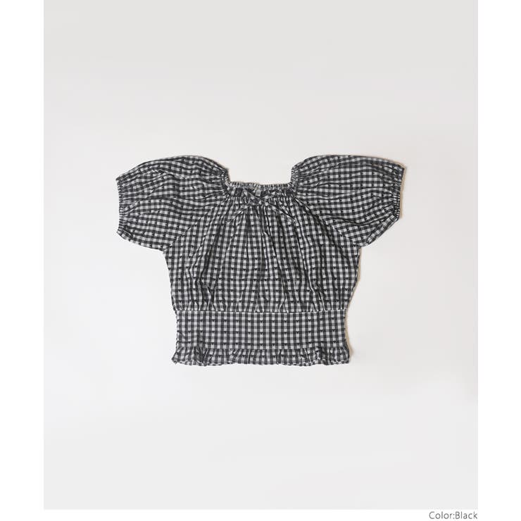 ハートギンガムブラウス キッズ | coca | 詳細画像16 