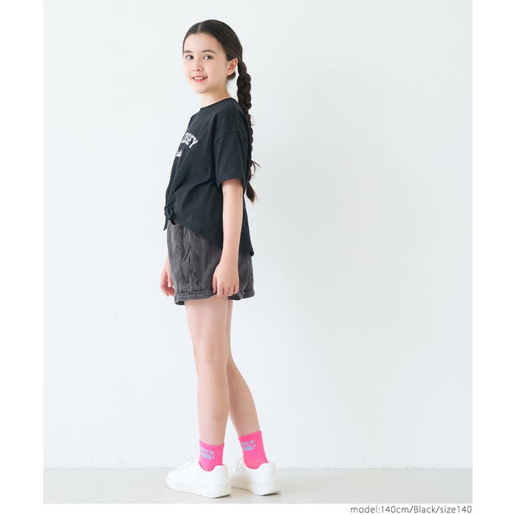 【WEB限定値下げ】デニムレースアップショートパンツ | coca | 詳細画像7 