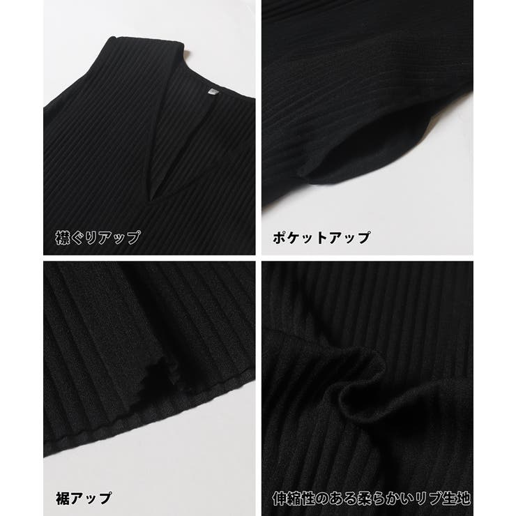 ジョーゼットプリーツVネックワンピース レディース | coca | 詳細画像11 