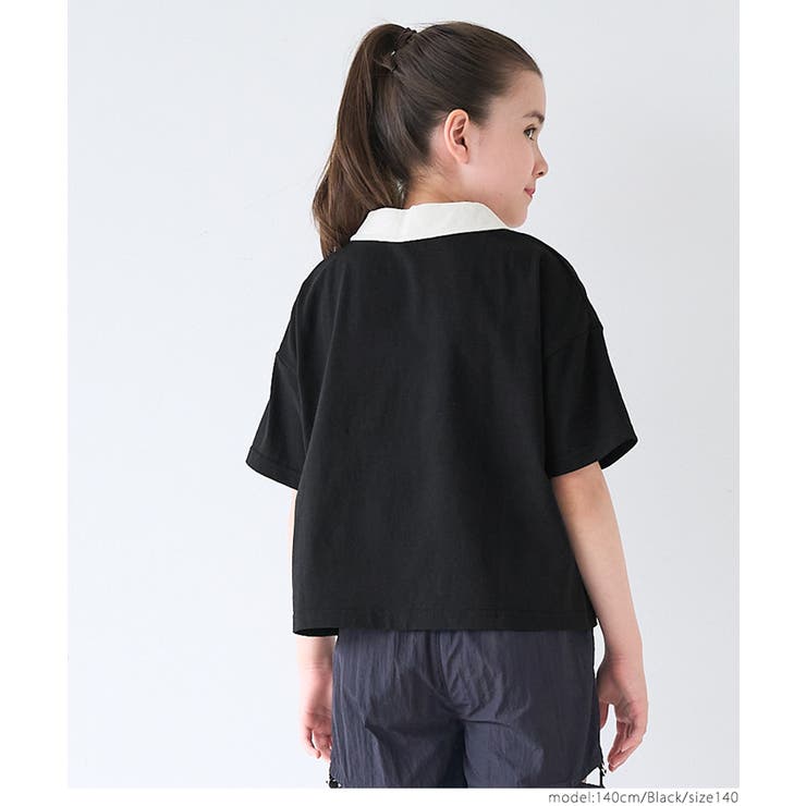 ポロカラープリントトップス キッズ | coca | 詳細画像11 