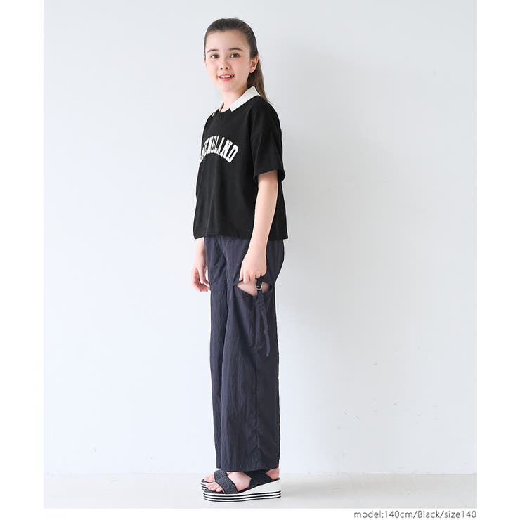 ポロカラープリントトップス キッズ | coca | 詳細画像12 