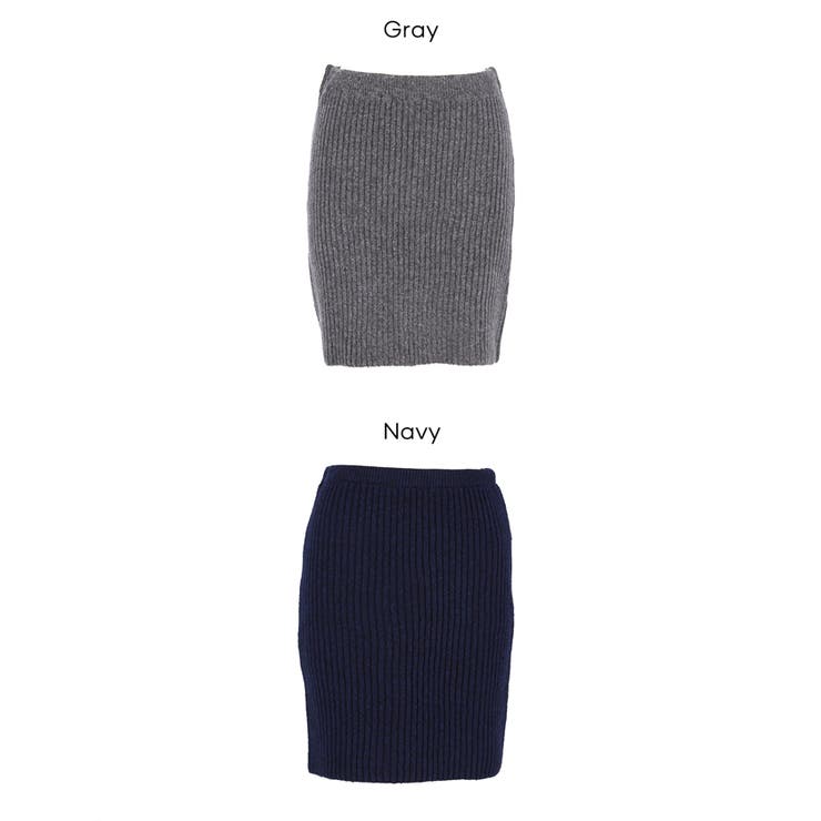 ふんわり柔らか、暖かみのある縮絨ニットミニスカート | coca | 詳細画像21 