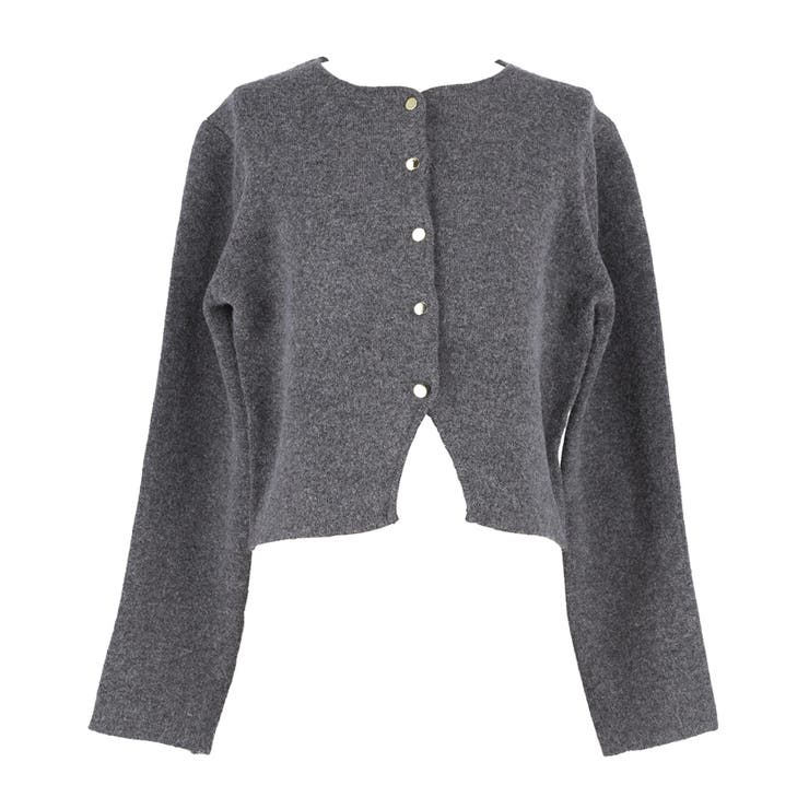 ふんわり柔らか、暖かみのある縮絨ニットカーディガン | coca | 詳細画像2