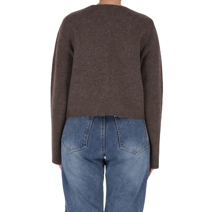 ふんわり柔らか、暖かみのある縮絨ニットカーディガン | coca | 詳細画像6