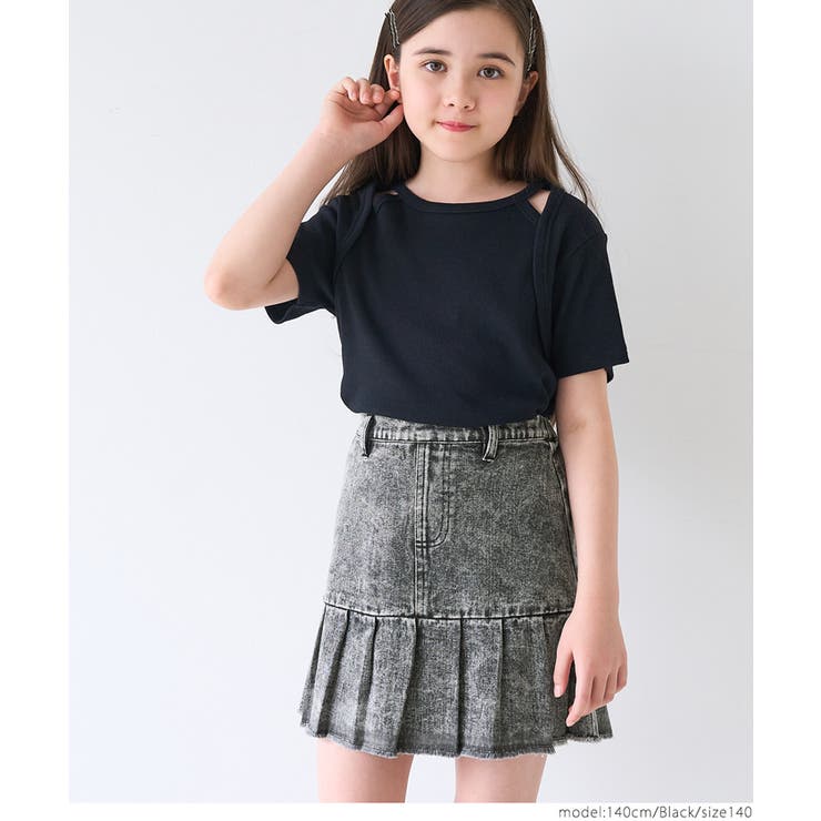 デニムタックスカート キッズ | coca | 詳細画像13 