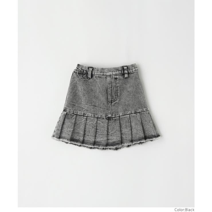 デニムタックスカート キッズ | coca | 詳細画像18 