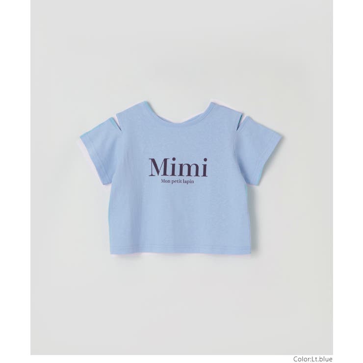 肩あきバッククロスTシャツ キッズ | coca | 詳細画像16 
