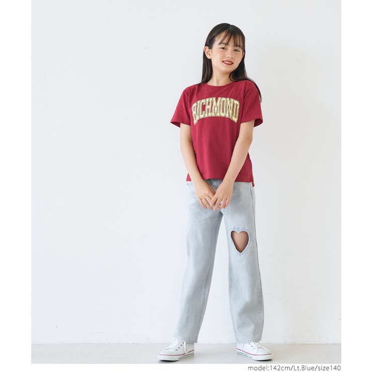 ＼26aw再入荷／デニムハートデザインパンツ | coca | 詳細画像18 