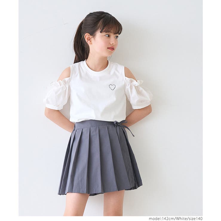 肩あきTシャツ キッズ | coca | 詳細画像12 