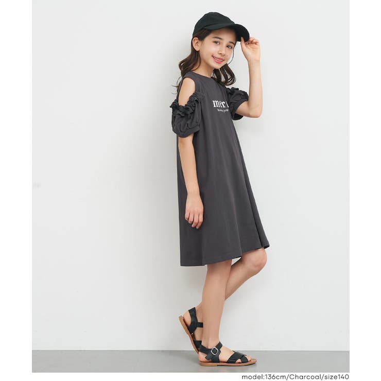 ＼26ss新色登場／袖フリル肩あきワンピース | coca | 詳細画像2 