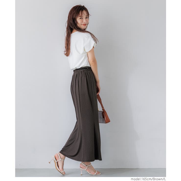 ドット柄マーメイドスカート | coca | 詳細画像14 