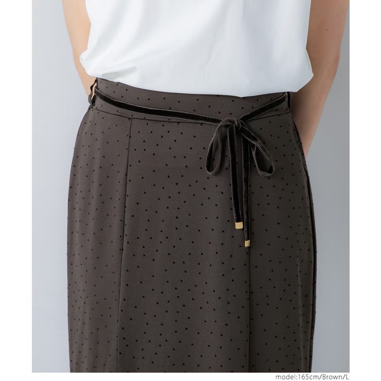 ドット柄マーメイドスカート | coca | 詳細画像15 