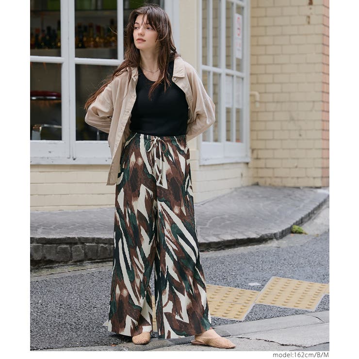 柄リブパンツ | coca | 詳細画像15 