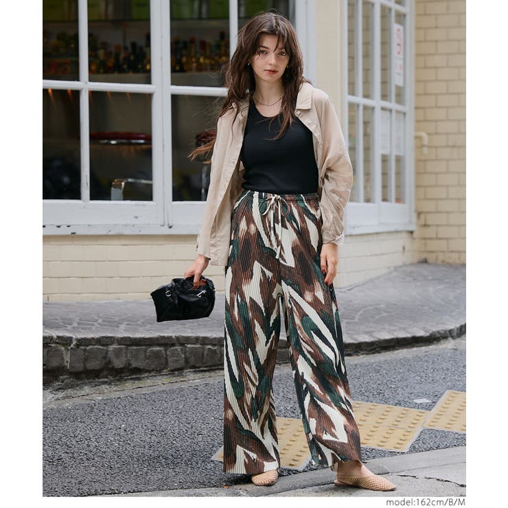 柄リブパンツ | coca | 詳細画像16 