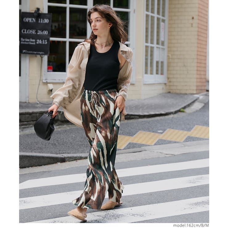 柄リブパンツ | coca | 詳細画像21 