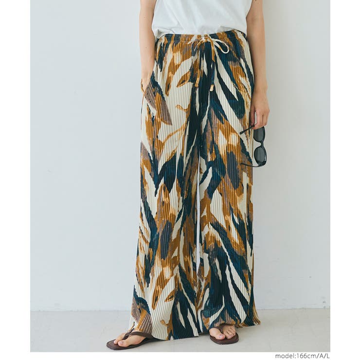 柄リブパンツ | coca | 詳細画像9 