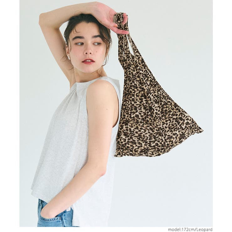 ［Leopard］ | 【軽量・収納力抜群◎】プリーツミニバッグ | coca