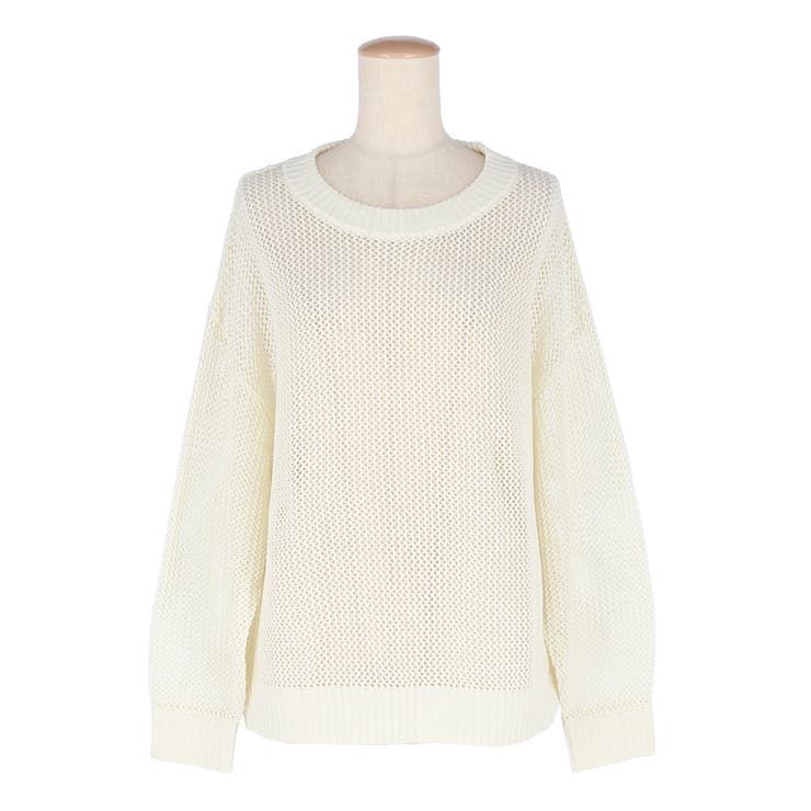 メッシュニットプルオーバー | coca | 詳細画像2