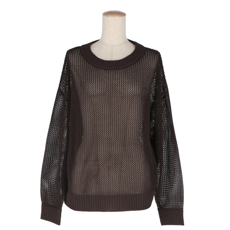 メッシュニットプルオーバー | coca | 詳細画像3