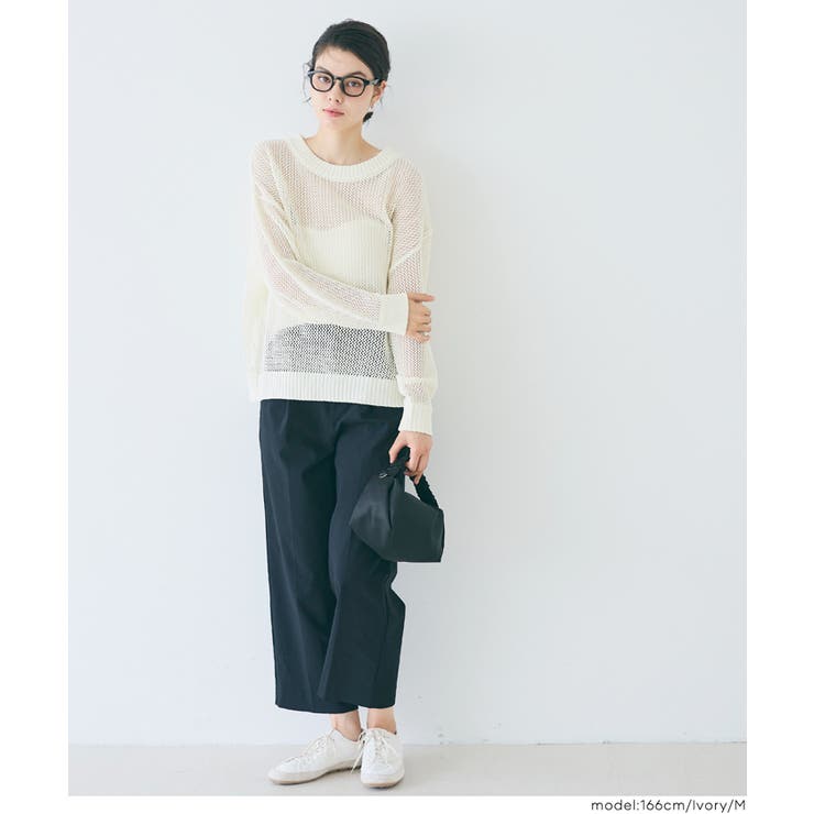 メッシュニットプルオーバー[品番：PA000017429]｜coca（コカ