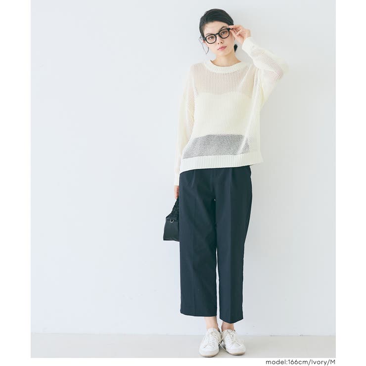 メッシュニットプルオーバー | coca | 詳細画像8