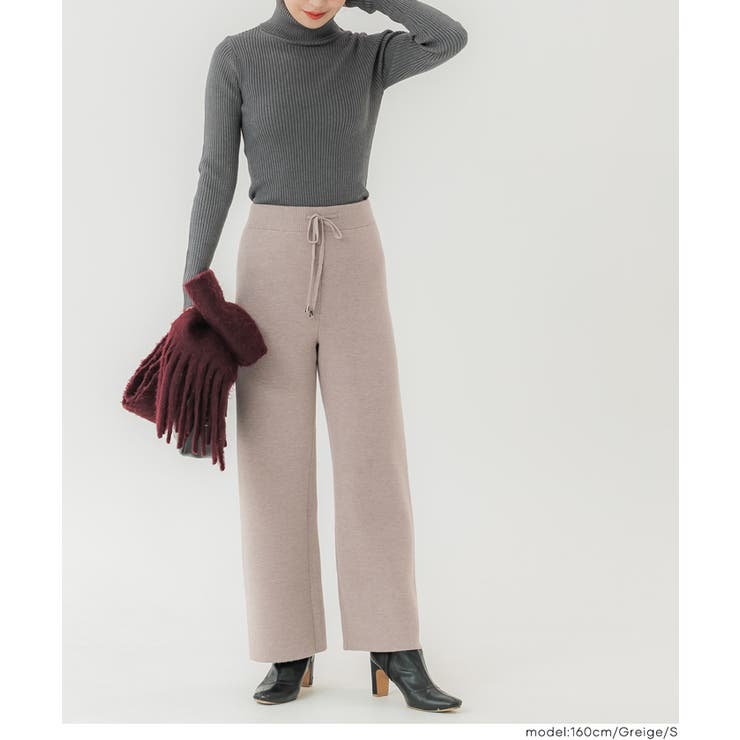 【DAILY WARM】裏シャギーニットパンツ レディース | coca | 詳細画像19 