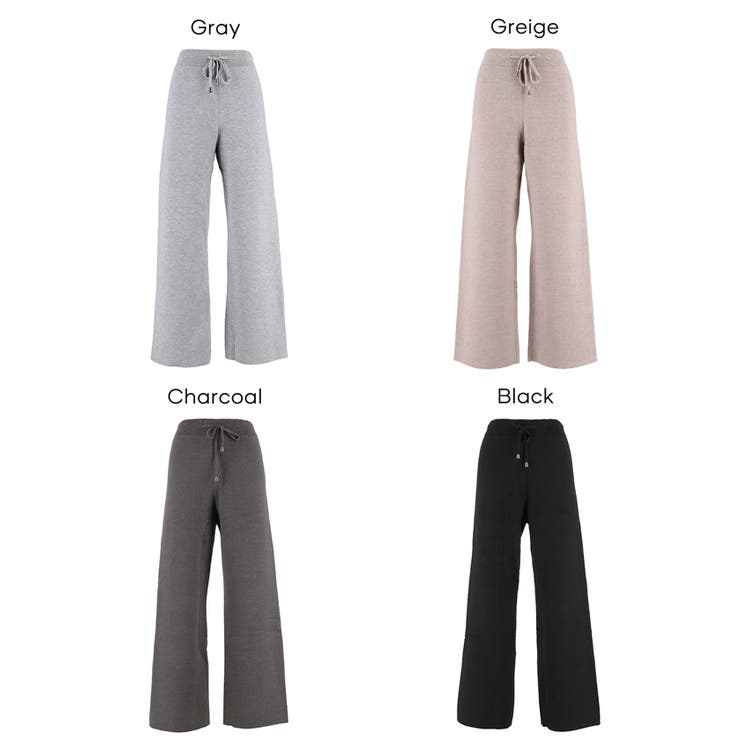 【DAILY WARM】裏シャギーニットパンツ レディース | coca | 詳細画像27 